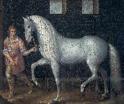 Jacob de Gheyn II Spanish Warhorse captured at the Battle of Nieuwpoort. France oil painting artist